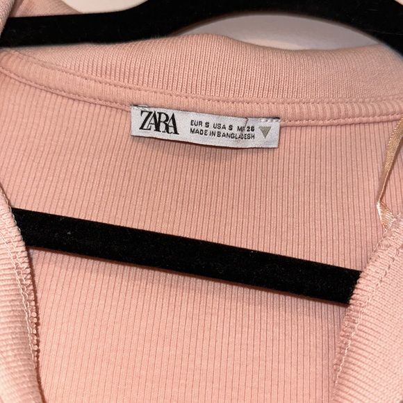 Zara Ribbed Polo Shirt - Picture 4 of 6